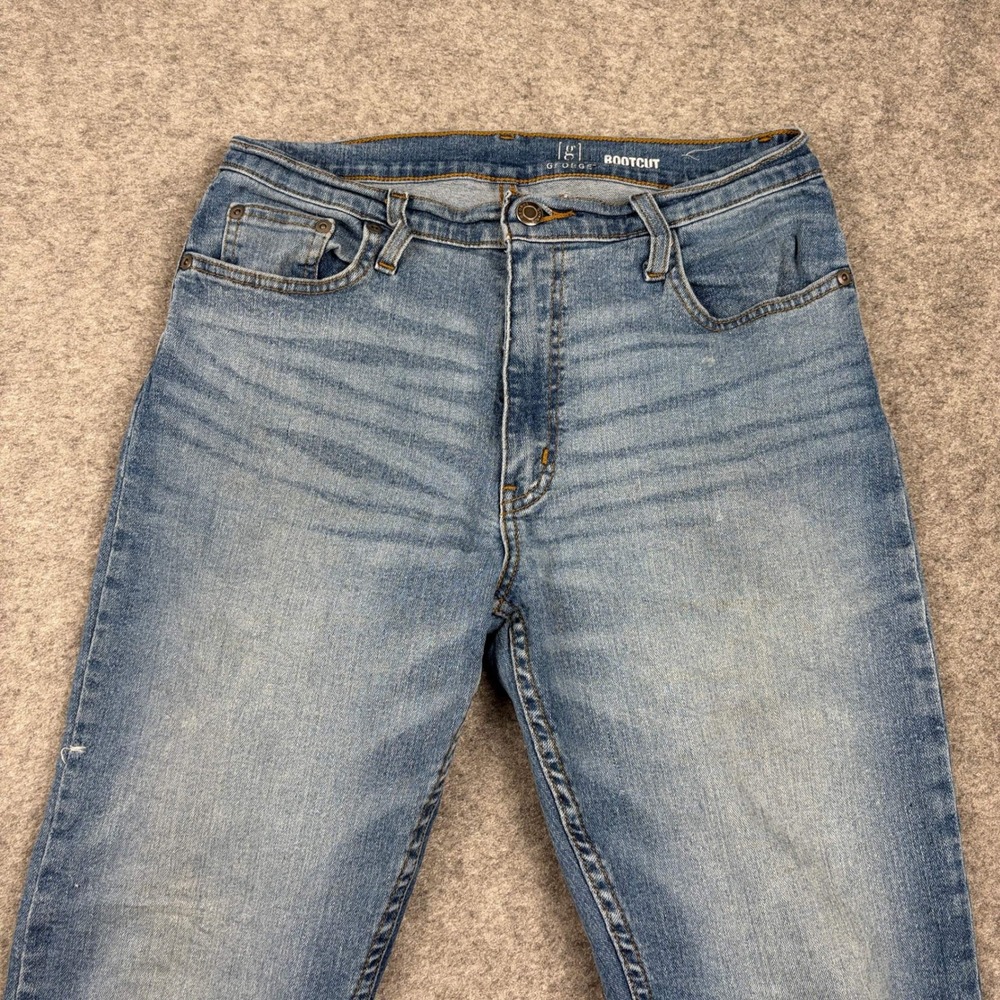 George Bootcut Jeans Mens 30x32 Medium Wash Stretch Denim Outdoors Western